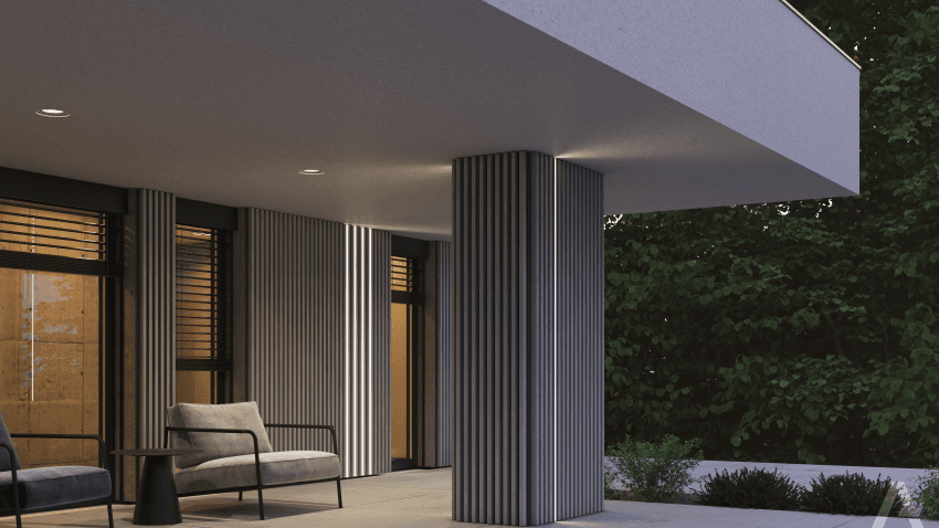 Dekoracyjne lamele aluminiowe EARTHLINE